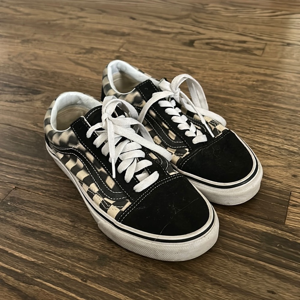 Black and White Checkered Vans